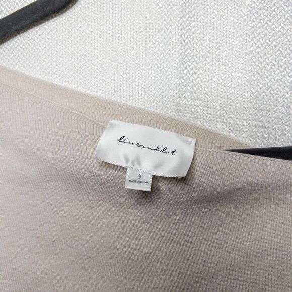 Line & Dot Women’s Neutral Off-Shoulder Sweater | Cream Size S - Picture 9 of 10